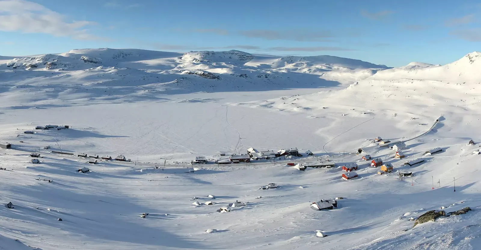 View of Finse in Norway, where Star Wars Episode V: Empire Strikes Back was flimed.