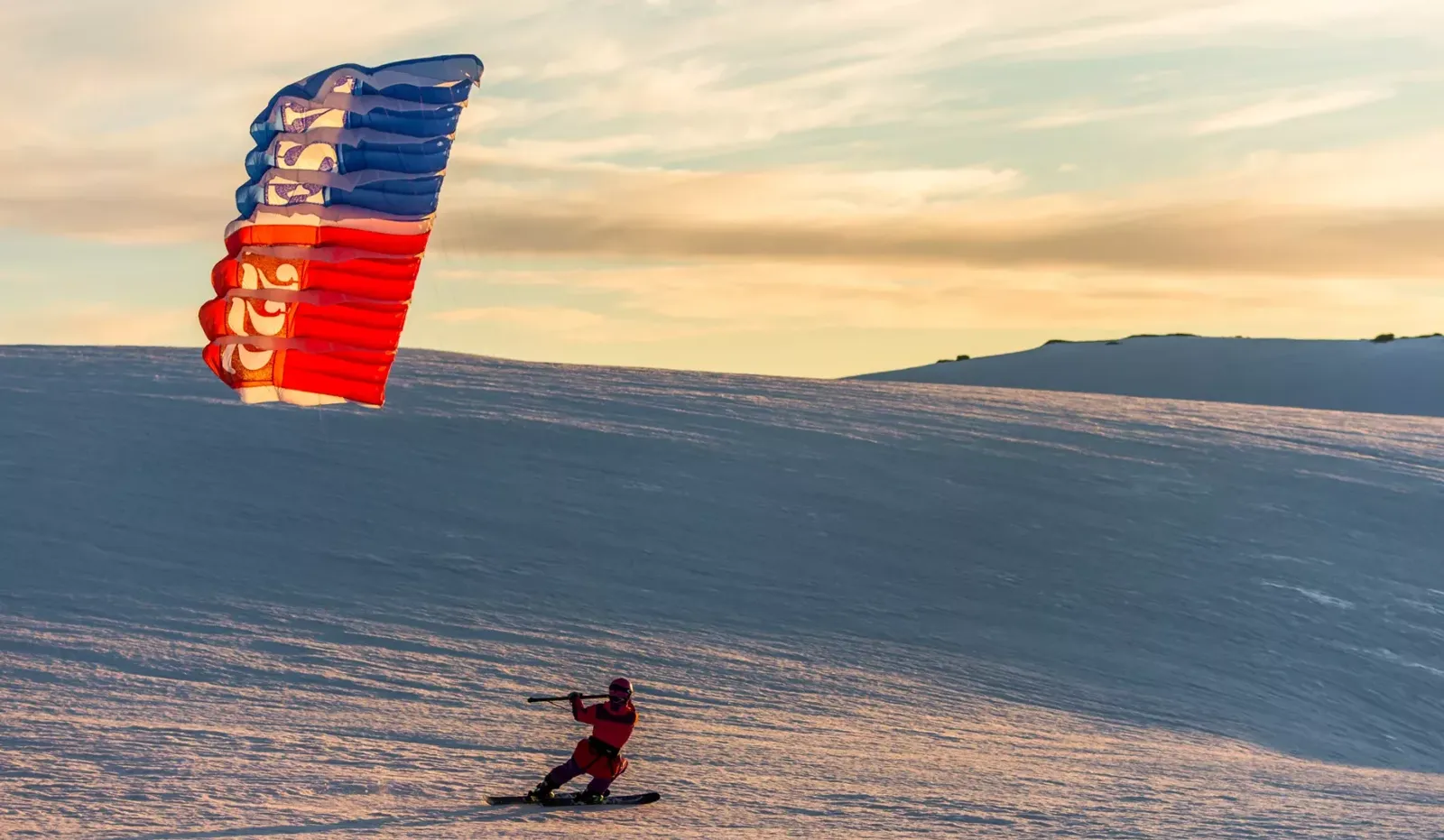 Ski surfing in Finse.